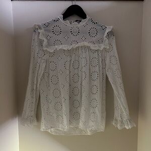 Victoria eyelet shirt